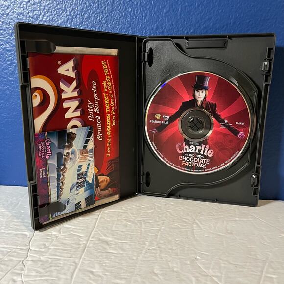 Charlie and The Chocolate Factory Two-Disc Deluxe Edition DVD Johnny Depp - Picture 4 of 7